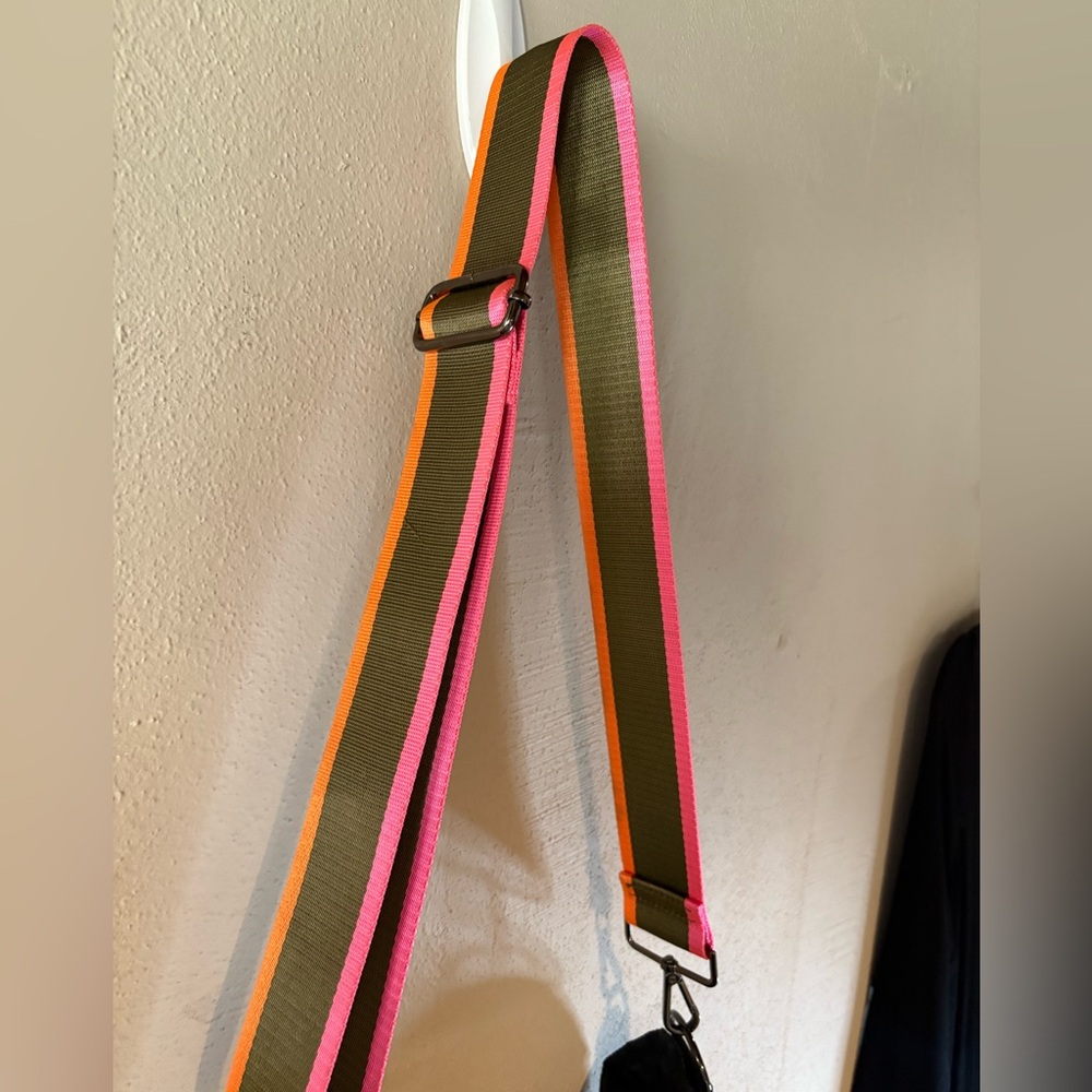 Haute Shore Neoprene Crossbody Bag Full size with Top and Front Zipper entries - Picture 2 of 7